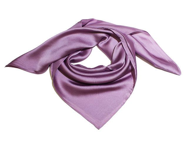 Classic Solid Silk Feel Scarf-S2218