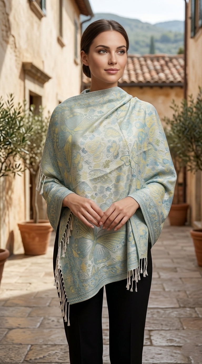 Butterfly Pashmina Shawl-BH1903