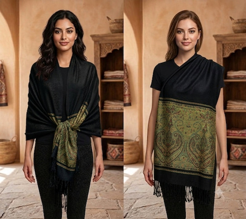 Lightweight Paisley Pashmina-BH1907