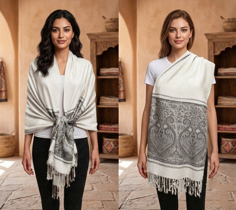 Lightweight Paisley Pashmina-BH1907