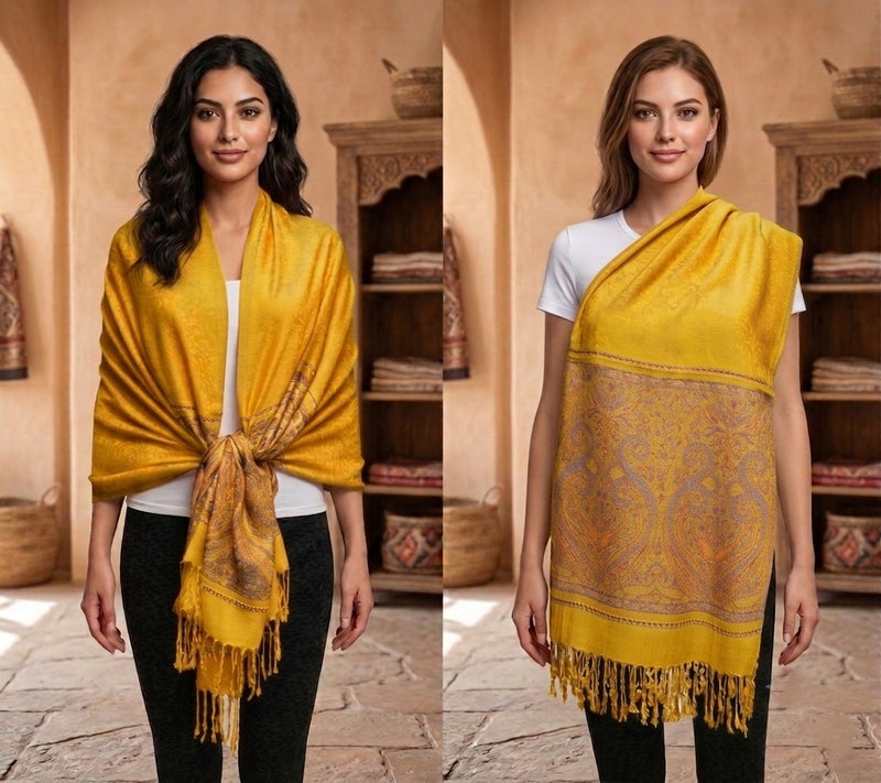 Lightweight Paisley Pashmina-BH1907