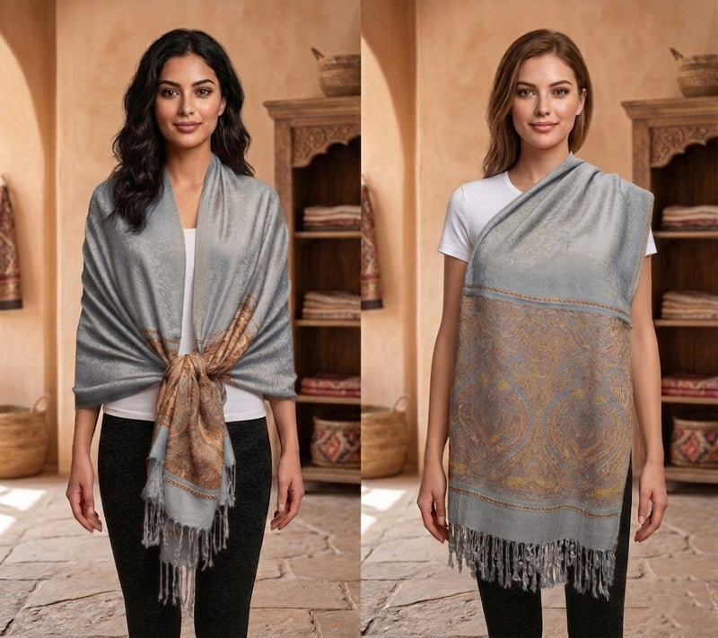 Lightweight Paisley Pashmina-BH1907