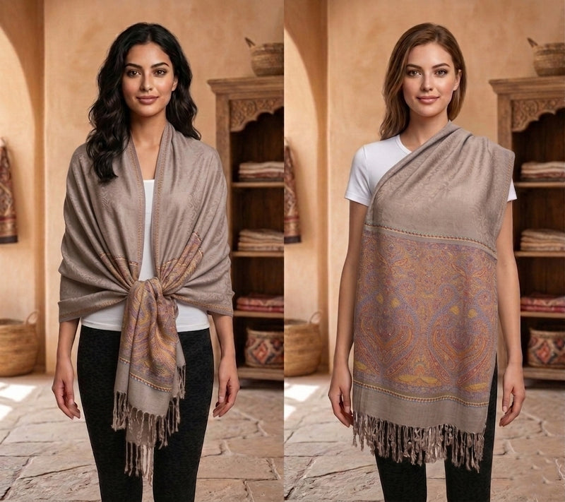 Lightweight Paisley Pashmina-BH1907