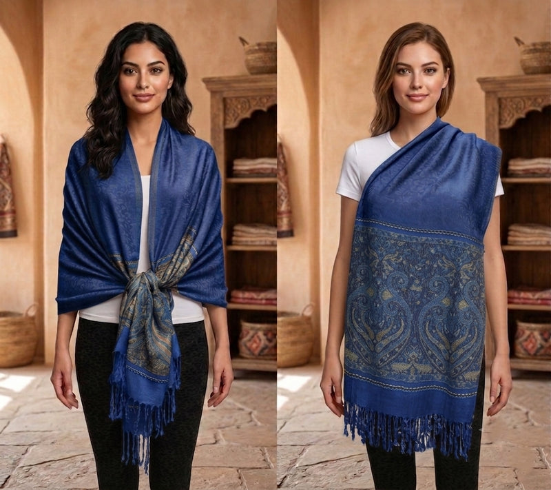 Lightweight Paisley Pashmina-BH1907