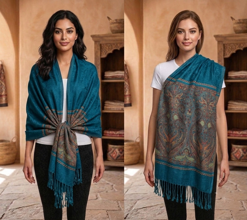 Lightweight Paisley Pashmina-BH1907