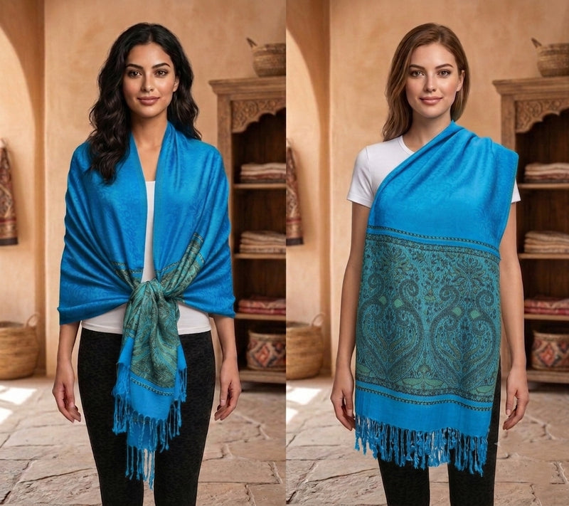 Lightweight Paisley Pashmina-BH1907