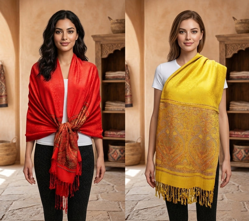 Lightweight Paisley Pashmina-BH1907