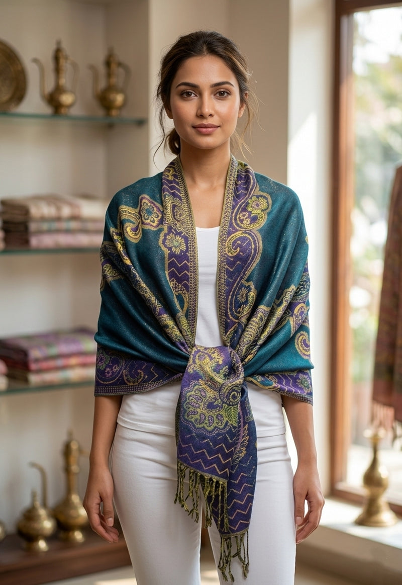 Luxurious Thick Pashmina Shawl - BH2110