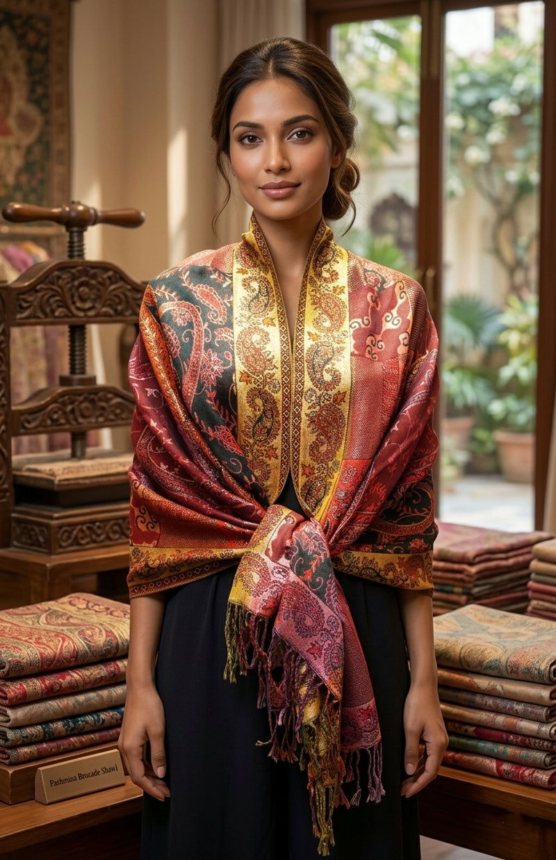 Shimmering Multicolor Silver Pashmina Thread - BH2203