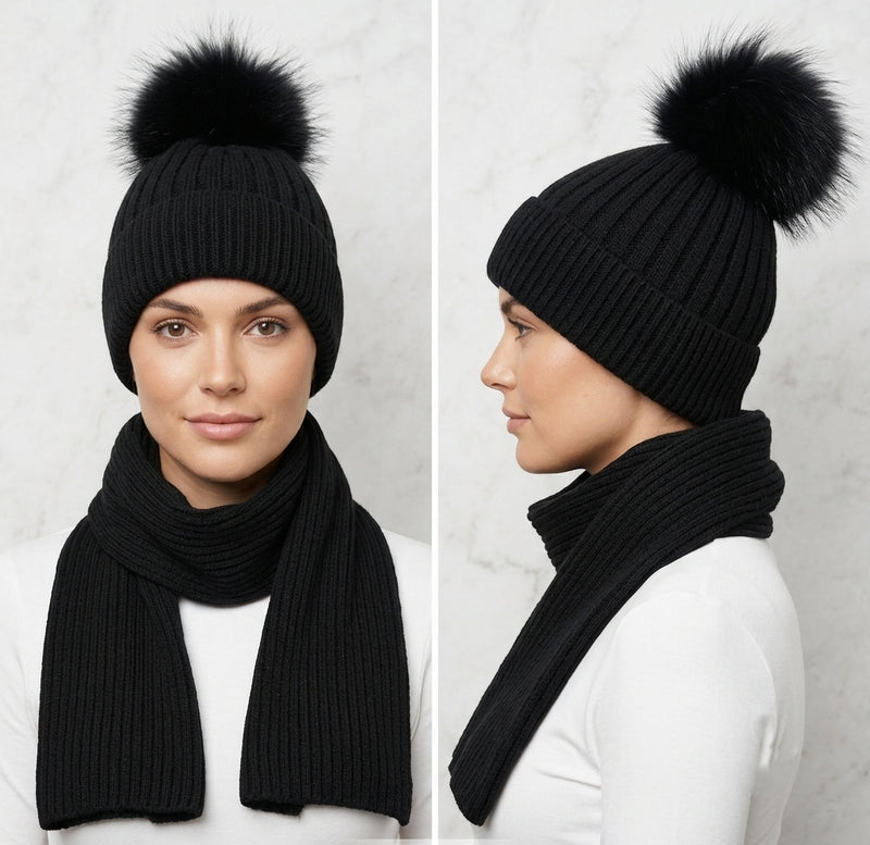 Pom-Pom Knit Set-HT2405 SET