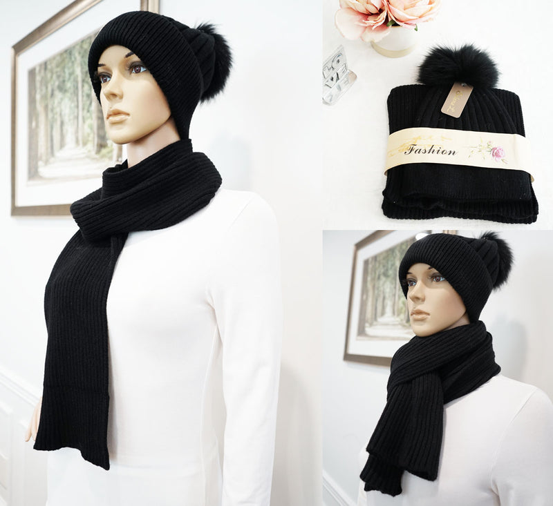 Pom-Pom Knit Set-HT2405 SET