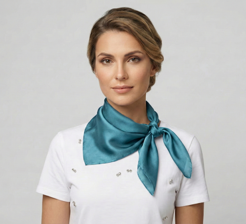 Classic Solid Silk Feel Scarf-S2218