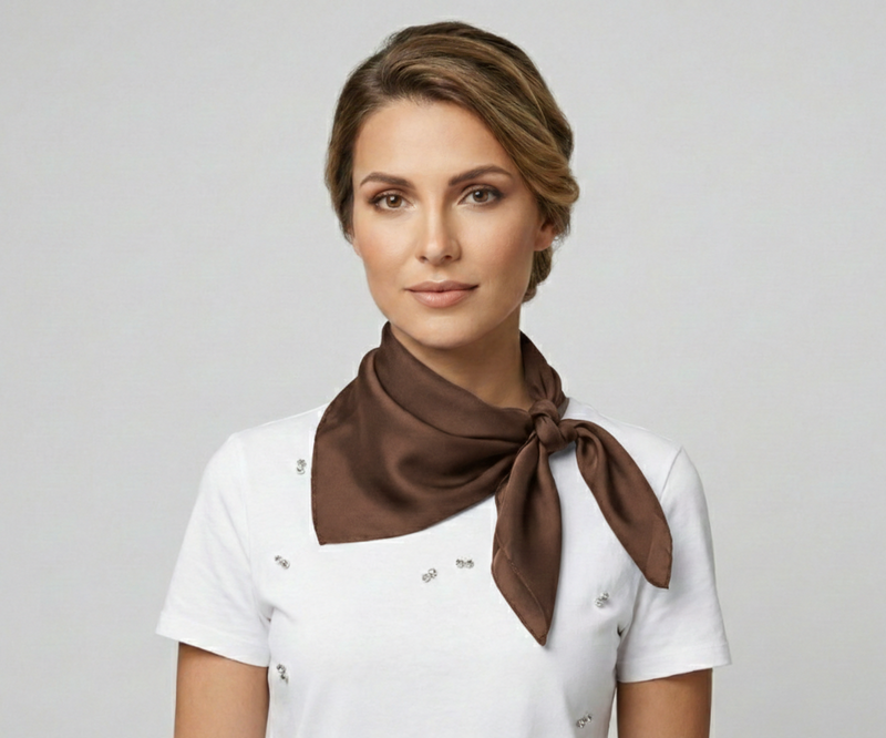 Classic Solid Silk Feel Scarf-S2218