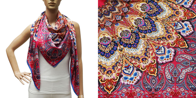 ilk Feel Paisley Print Scarf-S2402