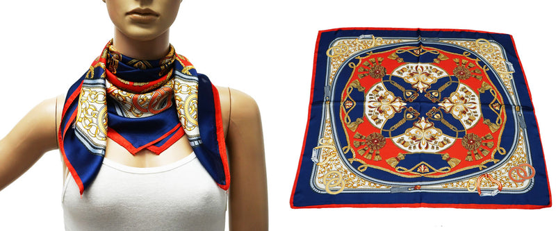 Royal Chain Print Neck Scarf-S2407