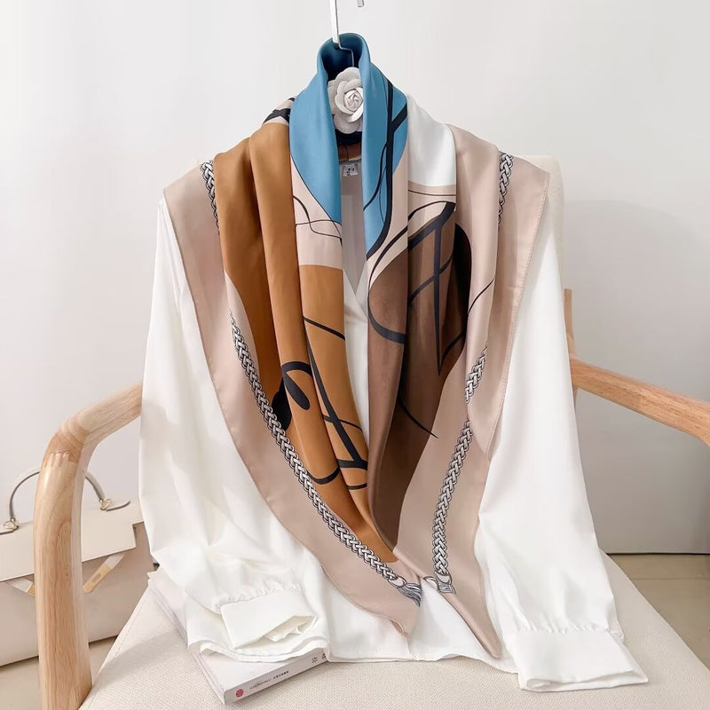 Silk Feel Elegant Scarf-S2510