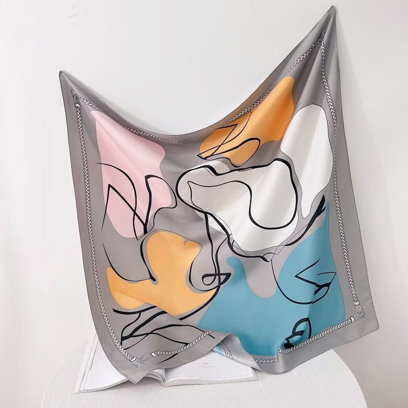 Silk Feel Elegant Scarf-S2510