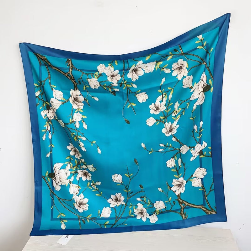 Silk Feel Magnolia Scarf-S2515