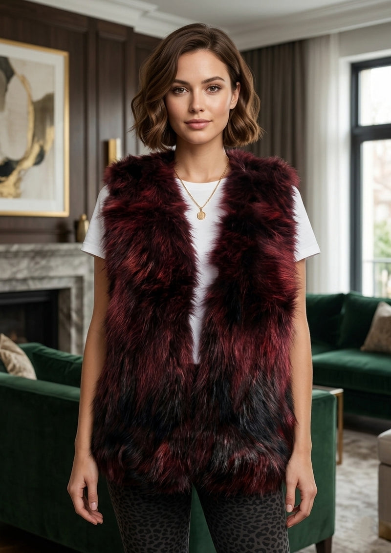 Real Fur Vest - SHW1711