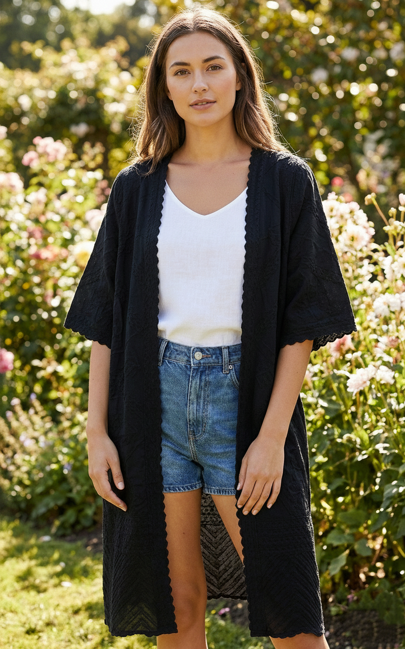 Elegant Open Kimono-SHW2306