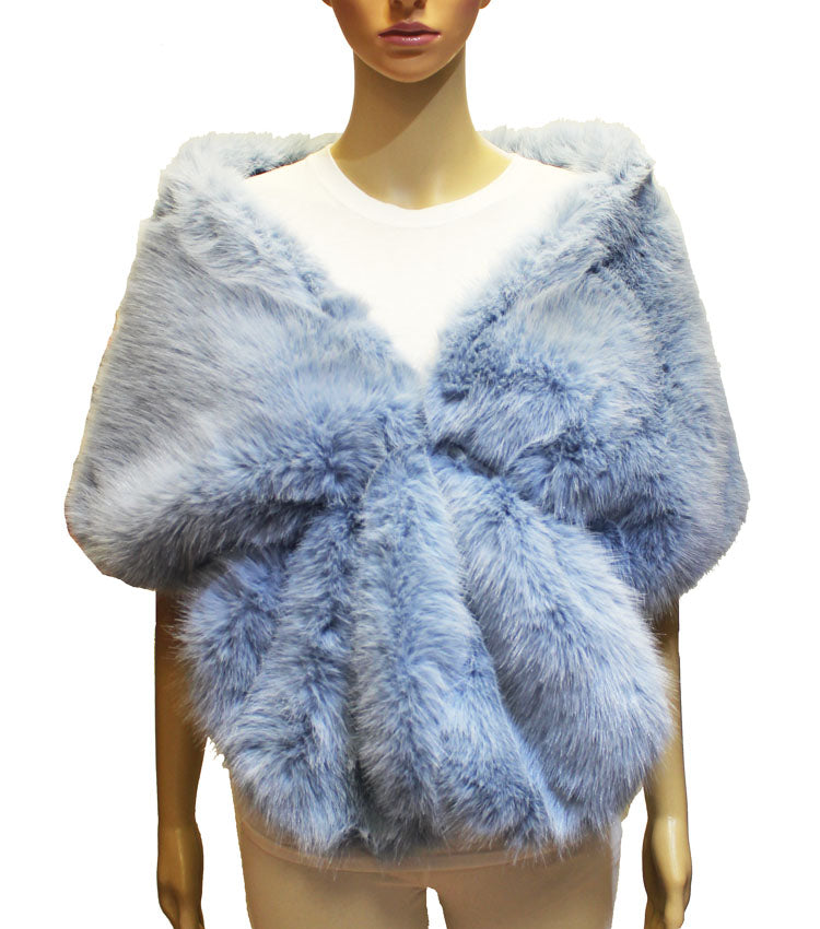 Faux Fur Shawl Wrap - SHW2318