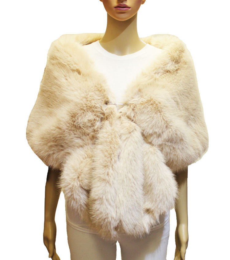 Faux Fur Shawl Wrap - SHW2318
