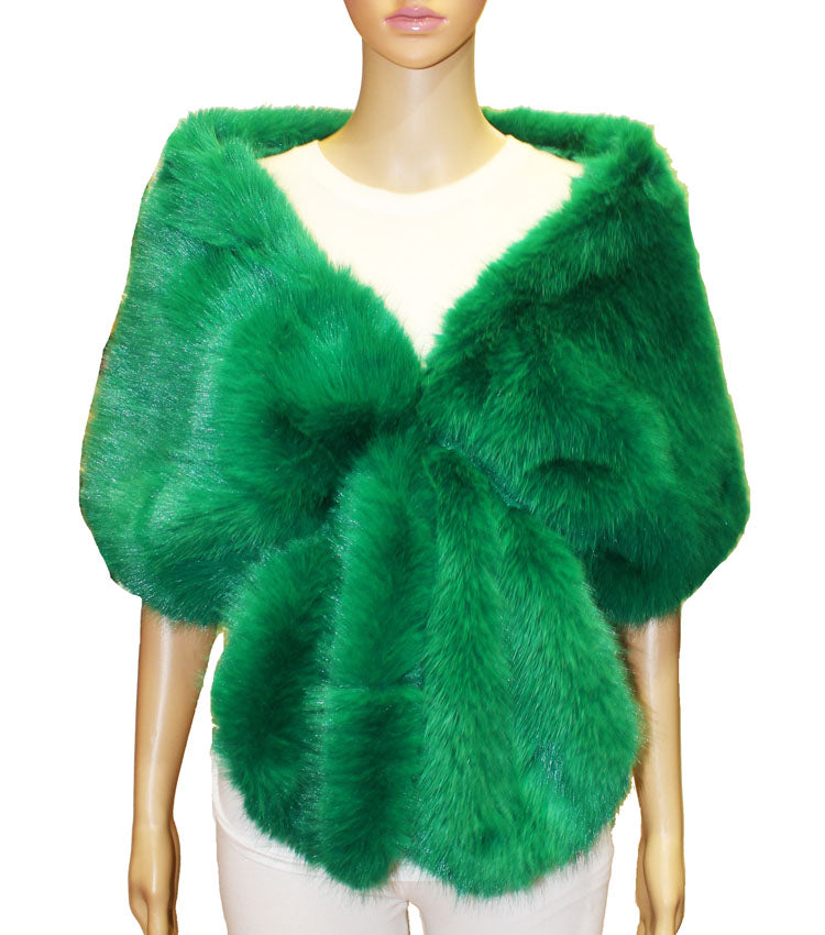 Faux Fur Shawl Wrap - SHW2318