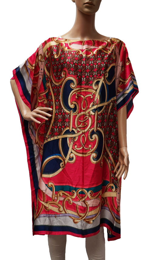 Elegant Printed Kaftan Dress-SHW2401