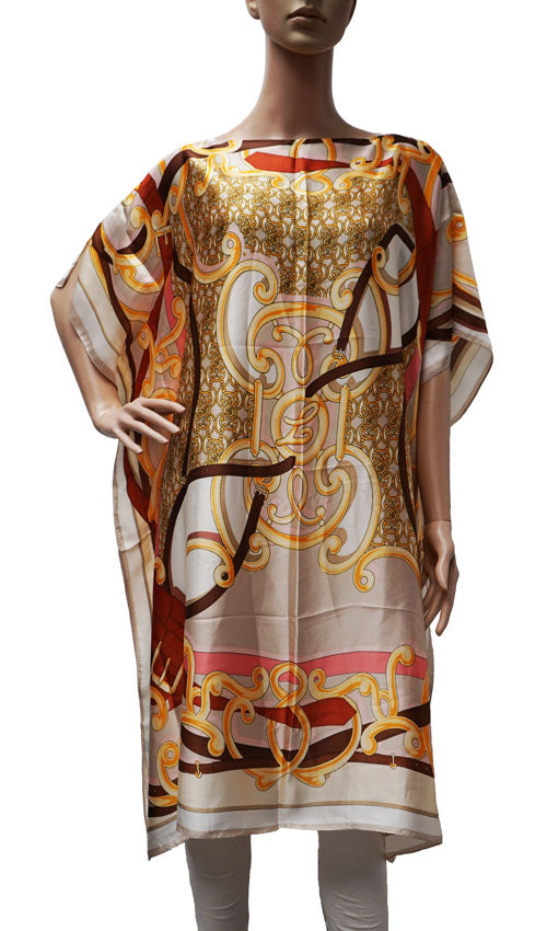Elegant Printed Kaftan Dress-SHW2401