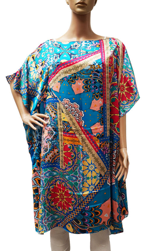 Silk Feel Boho Kaftan-SHW2404