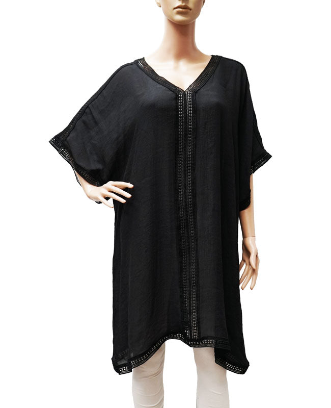 V-Neck Beach Cover-Up-SHW2413