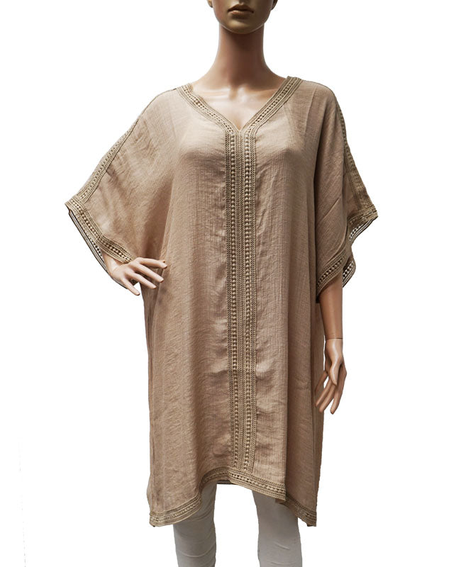 V-Neck Beach Cover-Up-SHW2413