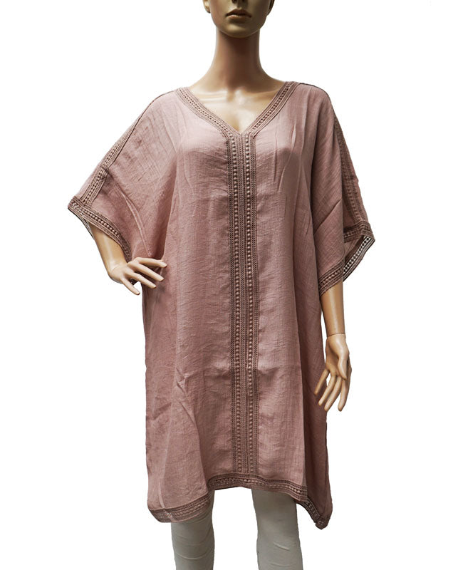 V-Neck Beach Cover-Up-SHW2413