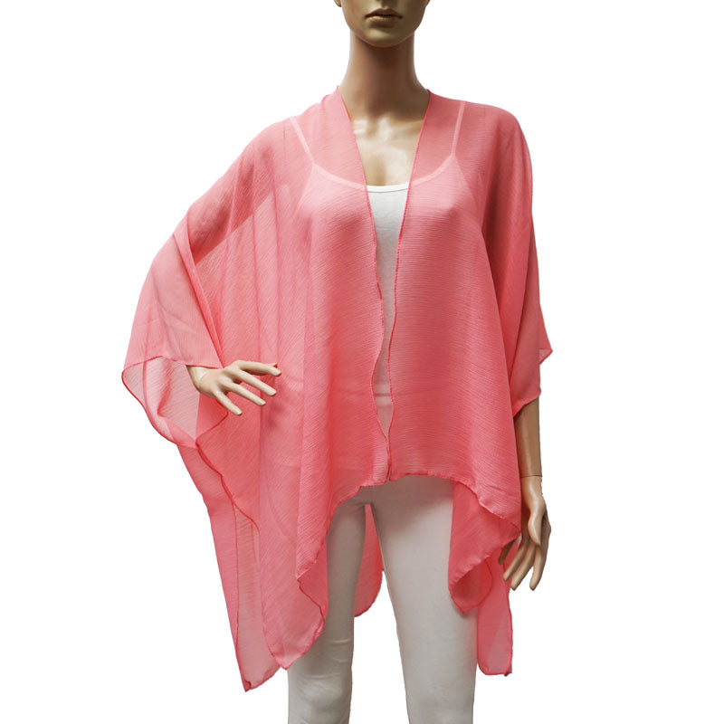 Chiffon Open Front Cover-Up-SHW2414