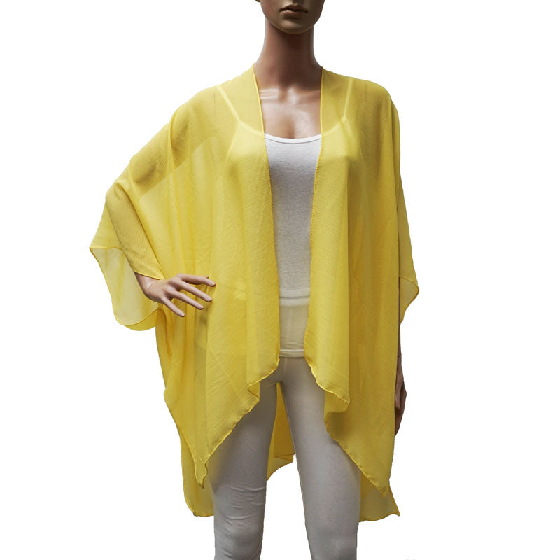 Chiffon Open Front Cover-Up-SHW2414