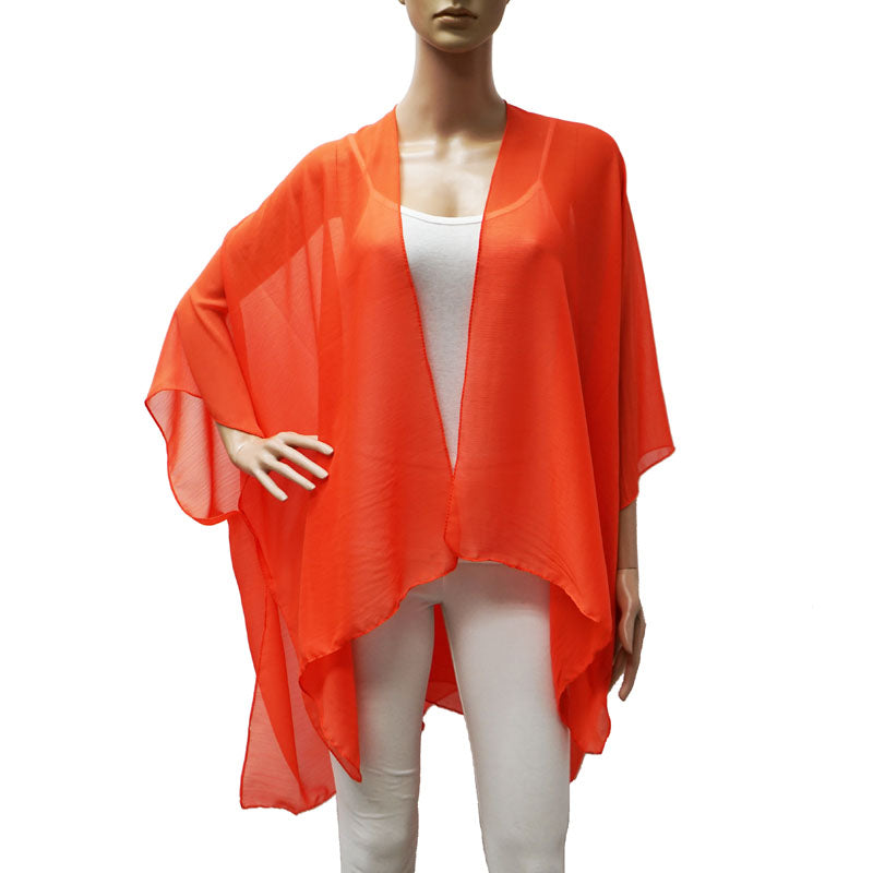 Chiffon Open Front Cover-Up-SHW2414