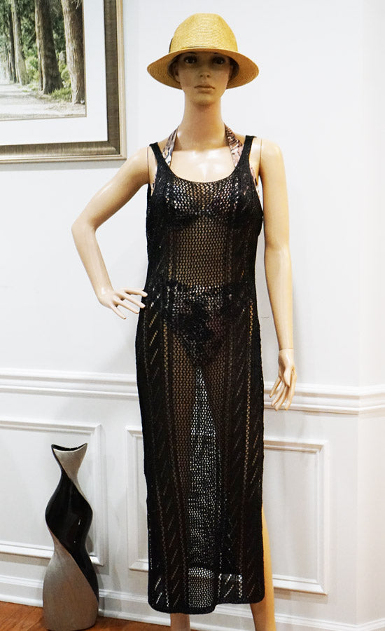 Sexy Metallic Knit Dress-SHW2430