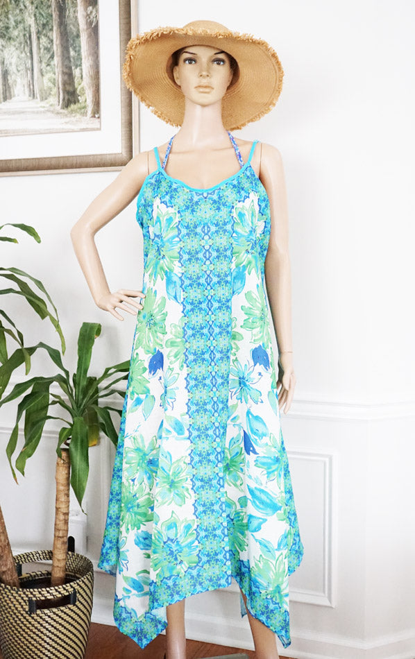 Floral Boho Maxi Dress-SHW2516