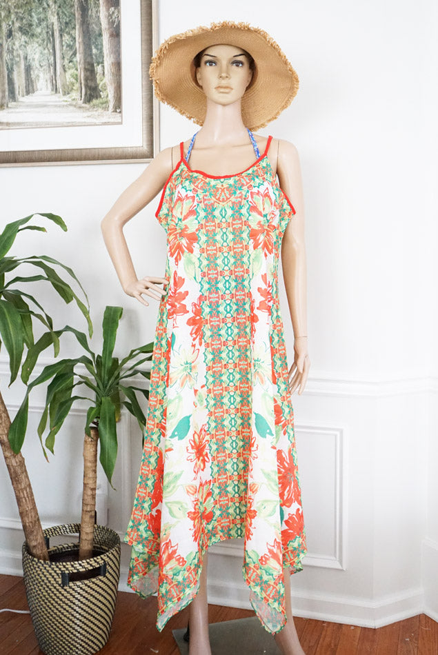 Floral Boho Maxi Dress-SHW2516