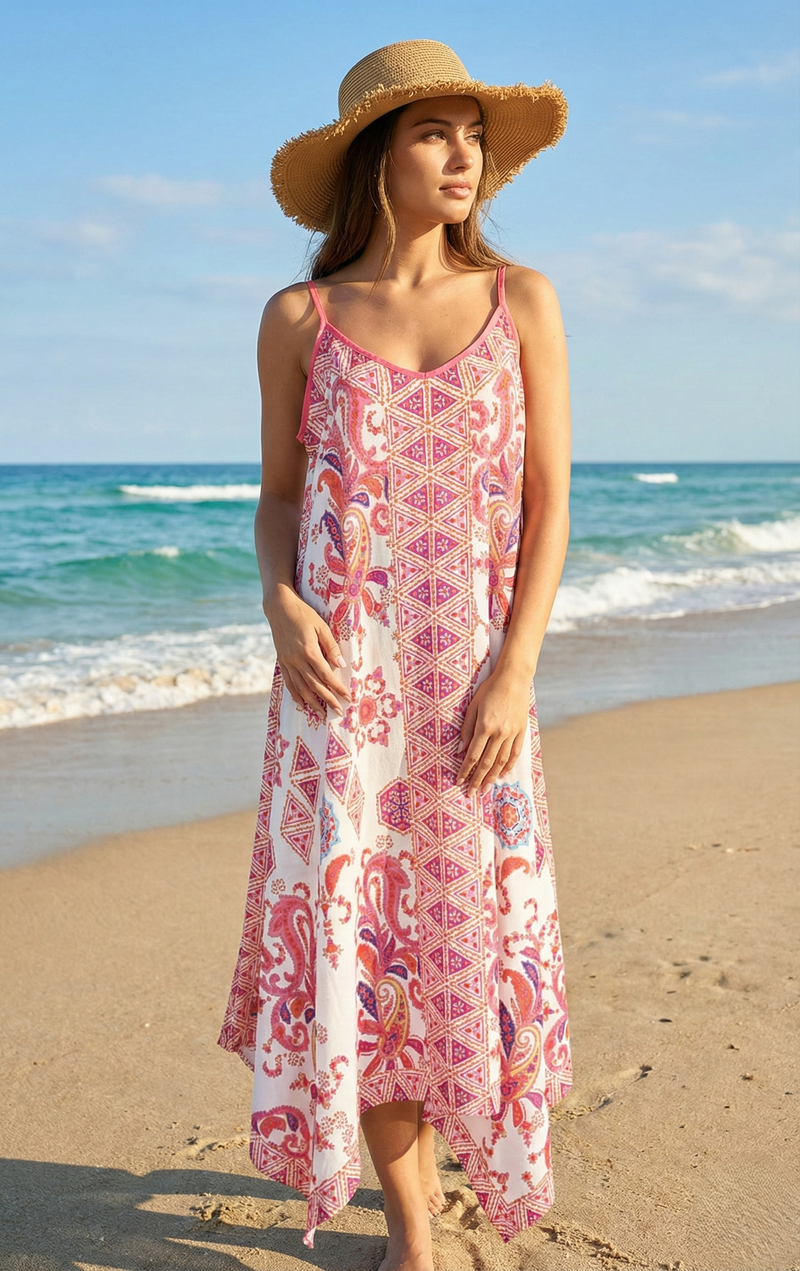 Boho Maxi Dress-SHW2517