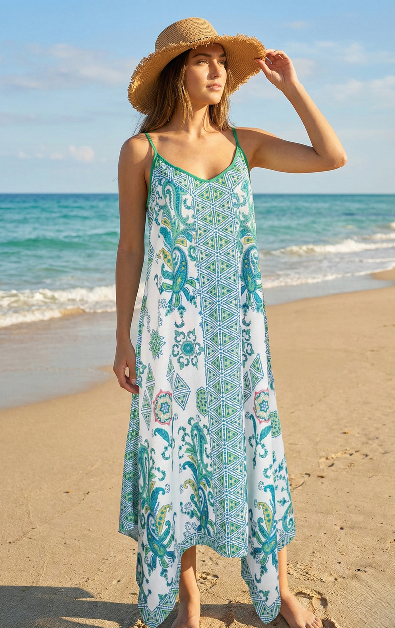 Boho Maxi Dress-SHW2517