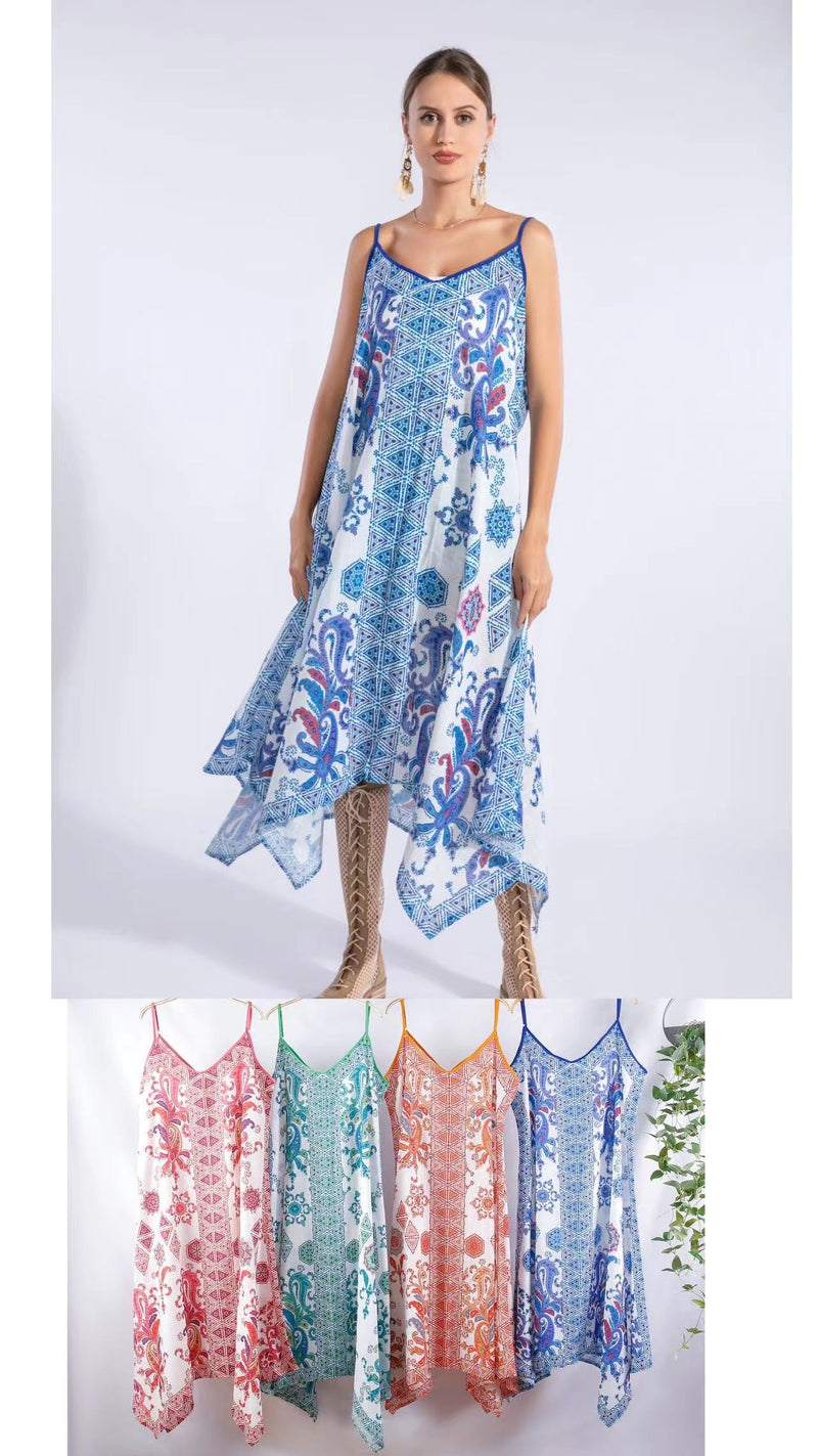 Boho Maxi Dress-SHW2517