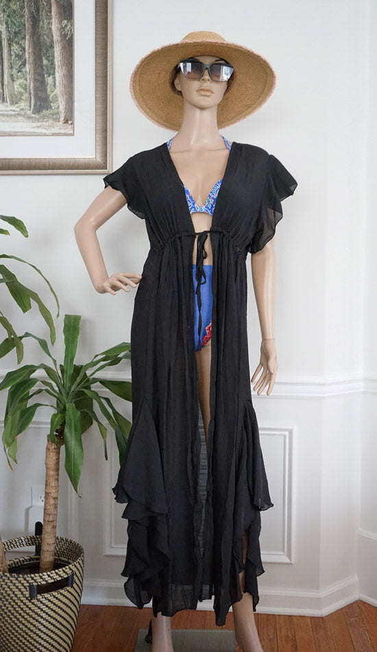 Flowy Beach Cover Up-SHW2523