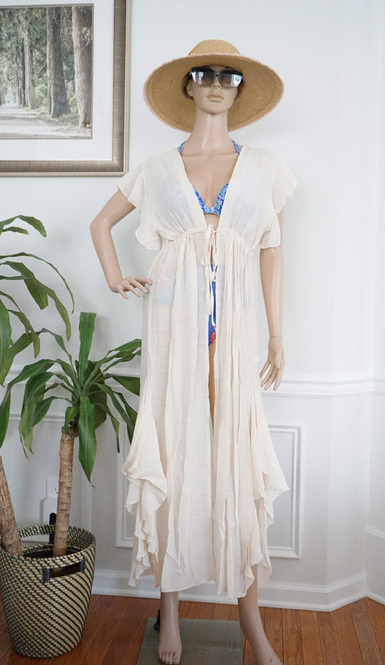 Flowy Beach Cover Up-SHW2523