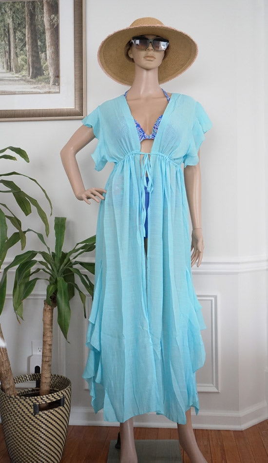 Flowy Beach Cover Up-SHW2523