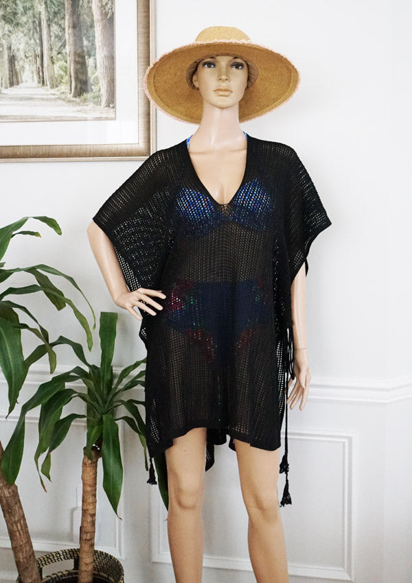 Sheer Long Sleeve Cover-Up-SHW2529