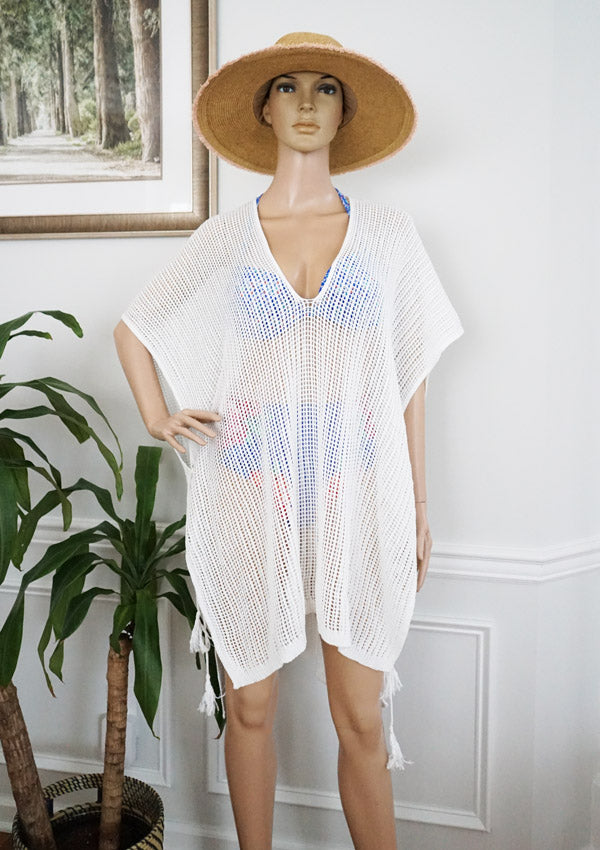 Sheer Long Sleeve Cover-Up-SHW2529