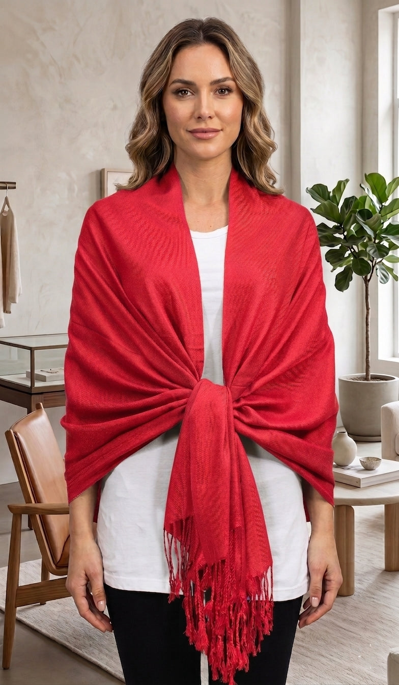 Solid Color Pashmina Scarf-SZP001