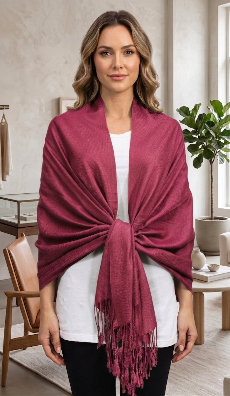 Solid Color Pashmina Scarf-SZP001