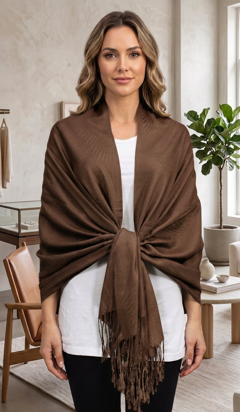 Solid Color Pashmina Scarf-SZP001